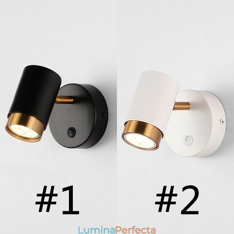 Lampă de perete pivotantă modernă Lampă minimalistă pentru culoar