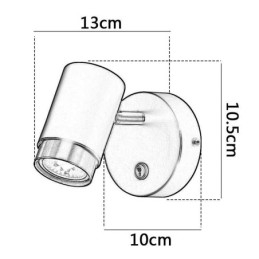 Lampă de perete pivotantă modernă Lampă minimalistă pentru culoar