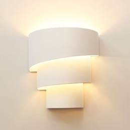 Lampă de perete modernă, minimalistă, în formă de spirală
