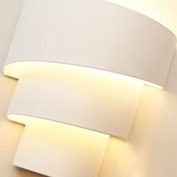 Lampă de perete modernă, minimalistă, în formă de spirală