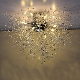 Modern Firework Globe AcrChrome Metal Montaj încastrat GDNS