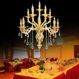 Lampă de perete europeană Aplice de perete de lux Lampă cu picătură de cristal Iluminat de noptieră