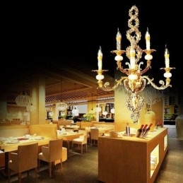 Lampă de perete europeană Aplice de perete cu petale de lux Lampă de decorare din jad Iluminat de noptieră