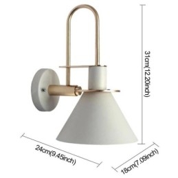 Lampă de perete nordică Applique de perete în stil Makron Oglindă creativă pentru lampă