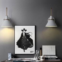 Lampă de perete nordică Applique de perete în stil Makron Oglindă creativă pentru lampă