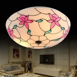 Plafon stil european contractat Lampa cu dom care absoarbe lumina