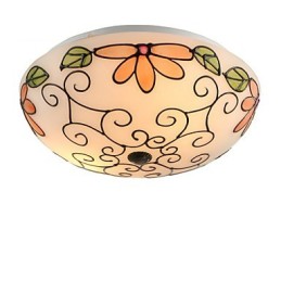 Plafon stil european contractat Lampa cu dom care absoarbe lumina