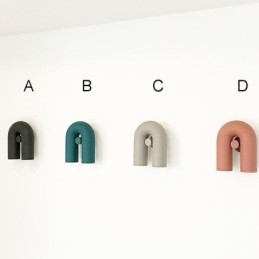 Aplic de perete în formă de U Abajur de perete creativ, minimalist, 90 de abajur rotativ