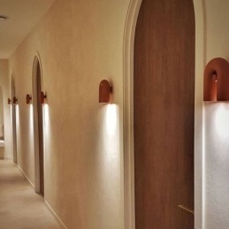 Aplic de perete în formă de U Abajur de perete creativ, minimalist, 90 de abajur rotativ