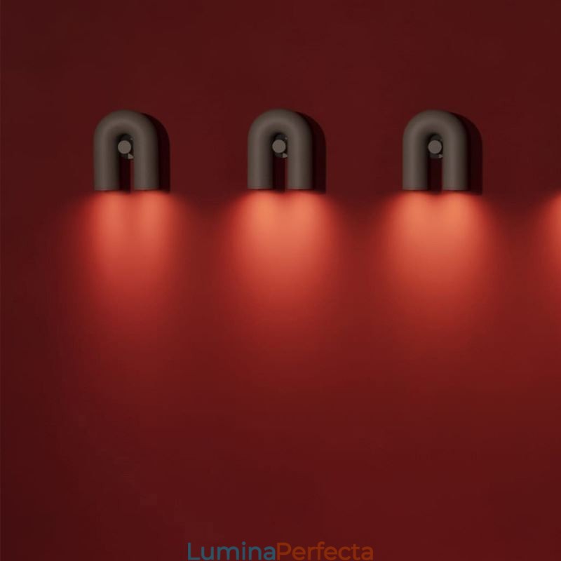 Aplic de perete în formă de U Abajur de perete creativ, minimalist, 90 de abajur rotativ
