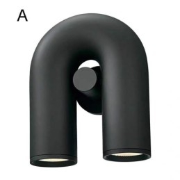 Aplic de perete în formă de U Abajur de perete creativ, minimalist, 90 de abajur rotativ