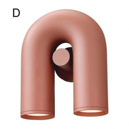 Aplic de perete în formă de U Abajur de perete creativ, minimalist, 90 de abajur rotativ