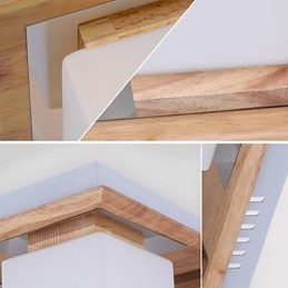 Lemn mini stil modern contemporan cu montare încasată