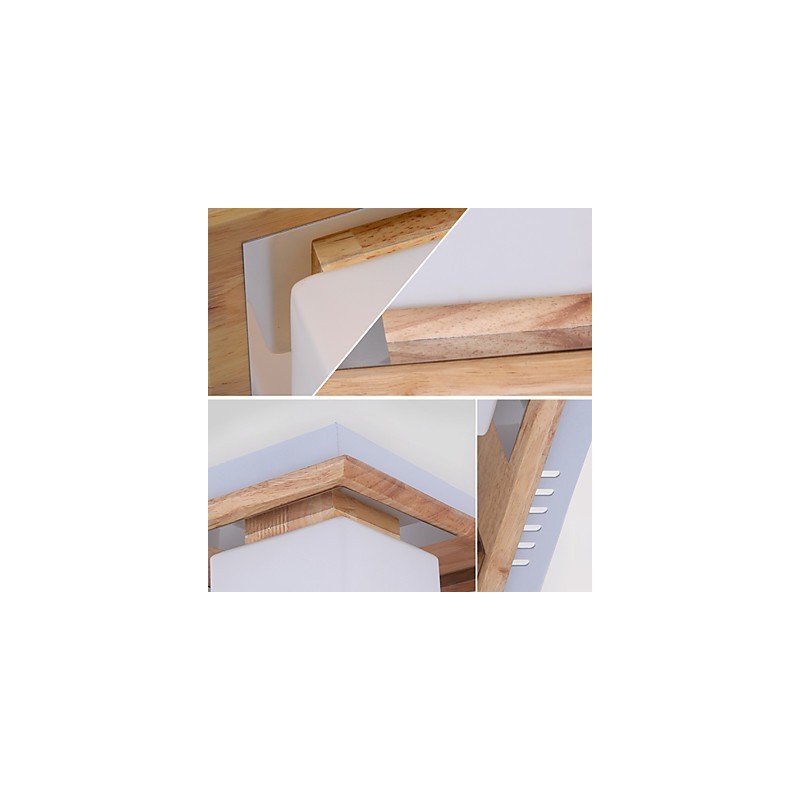 Lemn mini stil modern contemporan cu montare încasată