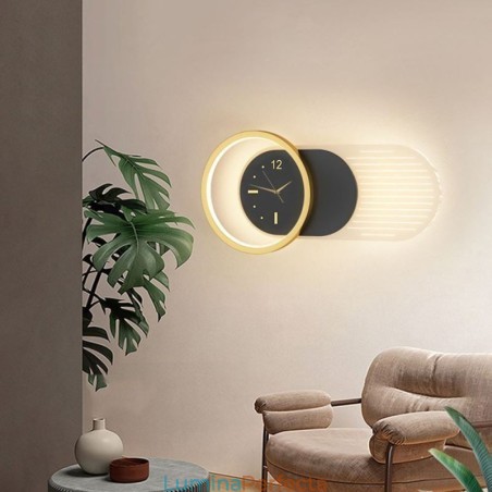 Aplică Modern Minimalist Acrilic Fier Forjat Ceas Aplic Aplică Modern Minimalist Acrilic Fier Forjat Ceas Aplic