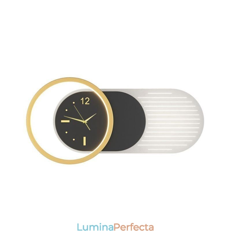 Aplică Modern Minimalist Acrilic Fier Forjat Ceas Aplic