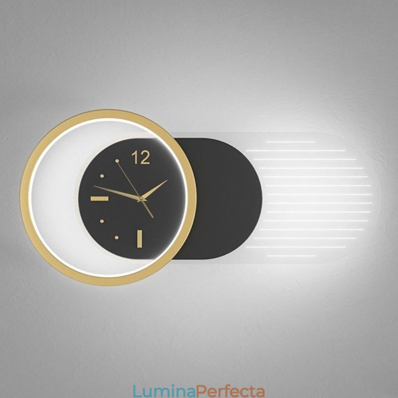 Aplică Modern Minimalist Acrilic Fier Forjat Ceas Aplic