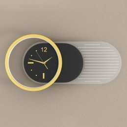 Aplică Modern Minimalist Acrilic Fier Forjat Ceas Aplic