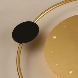 Aplică Ceas Modern Minimalist Fier Forjat Aplică Și