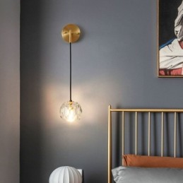 Lampă de perete modernă Lampă de perete creativă din cristal