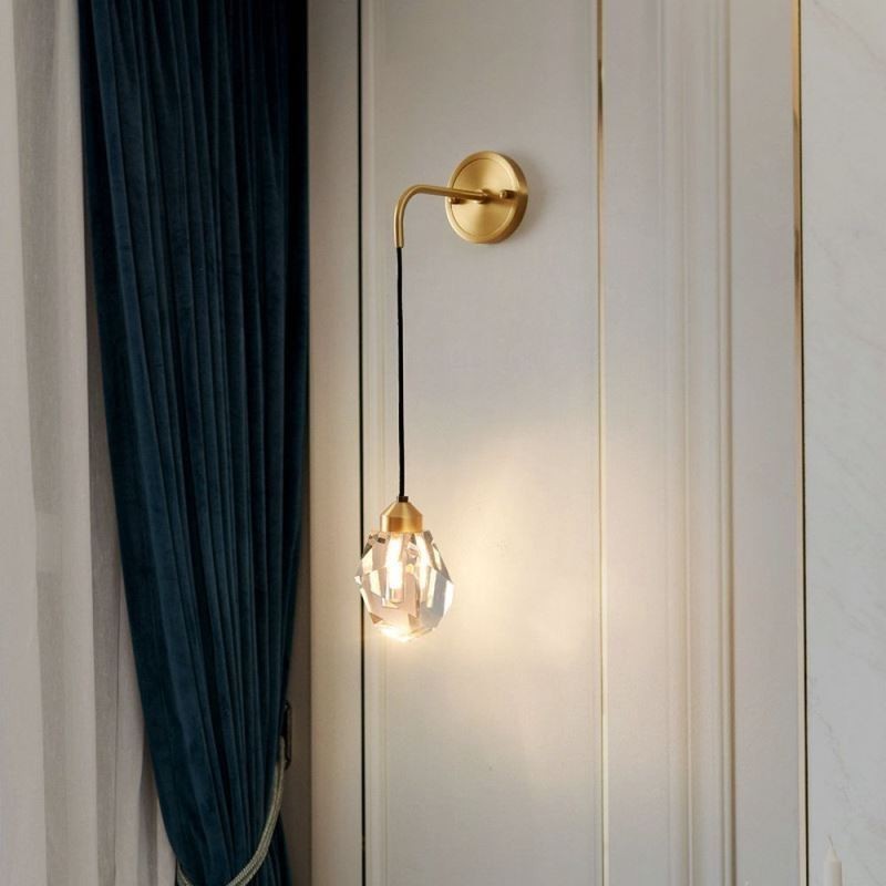 Lampă de perete modernă Lampă de perete creativă din cristal