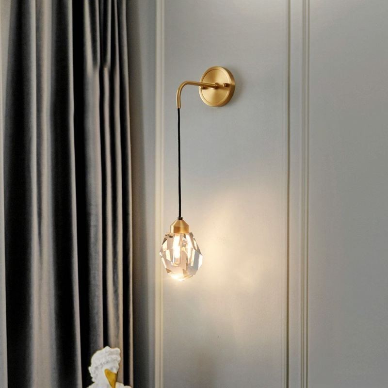 Lampă de perete modernă Lampă de perete creativă din cristal