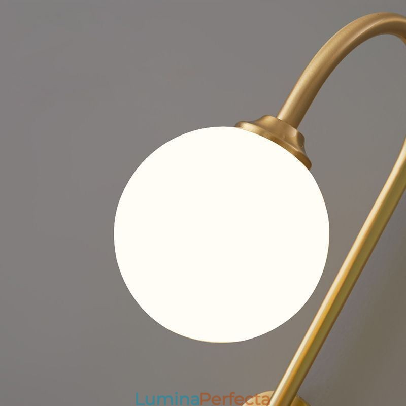 Aplic modern de perete auriu periat