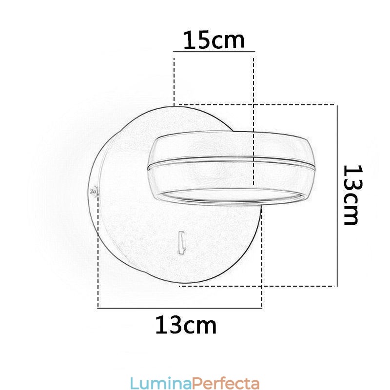 Aplica de perete pivotanta Applique de perete minimalista moderna