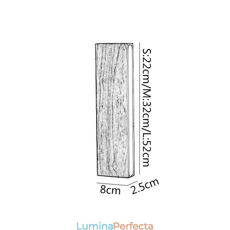 Lampă de perete modernă din lemn pentru culoar de intrare Lampă nordică de perete de noptieră