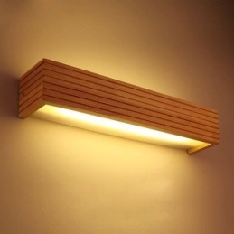 Aplice de perete din lemn în stil japonez Lampă pentru baie pentru acasă