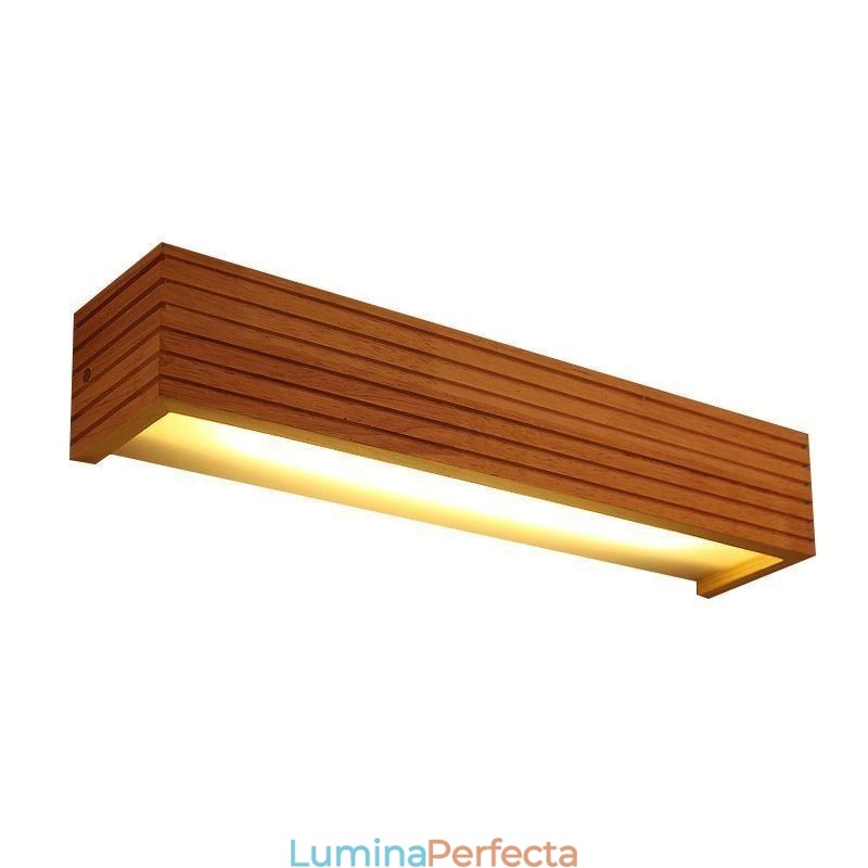 Aplice de perete din lemn în stil japonez Lampă pentru baie pentru acasă
