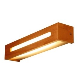 Lampă de perete modernă din lemn. Lumini de intrare pentru culoar