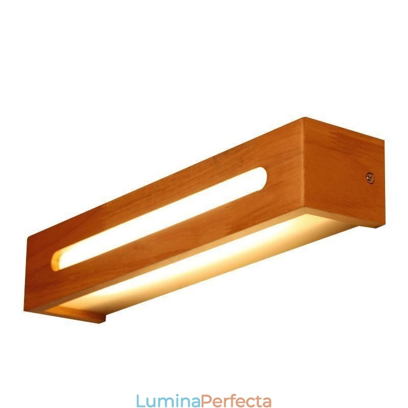 Lampă de perete modernă din lemn. Lumini de intrare pentru culoar