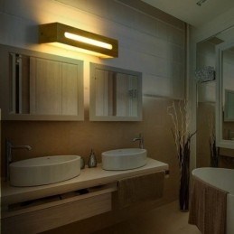 Lampă de perete modernă din lemn. Lumini de intrare pentru culoar