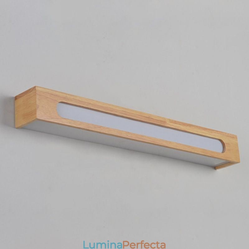 Lampă de perete modernă din lemn. Lumini de intrare pentru culoar