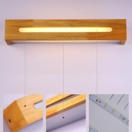 Lampă de perete modernă din lemn. Lumini de intrare pentru culoar