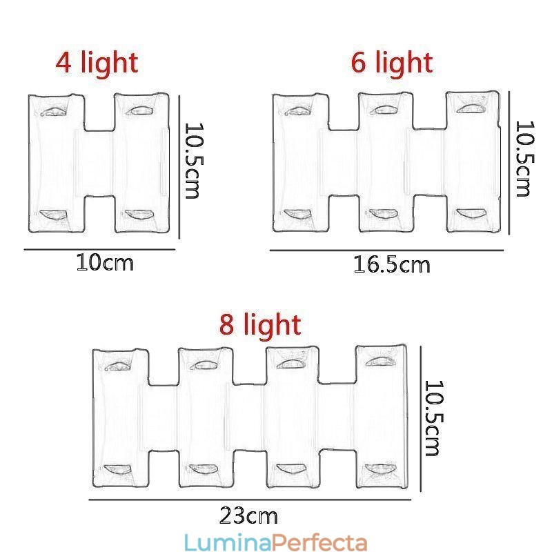 Lampă de perete impermeabilă, modernă din aluminiu, montată la suprafață, pentru veranda de grădină