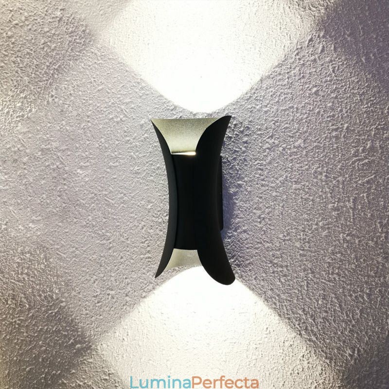 Aplică modernă, impermeabilă, pentru curte, balcon, coridor