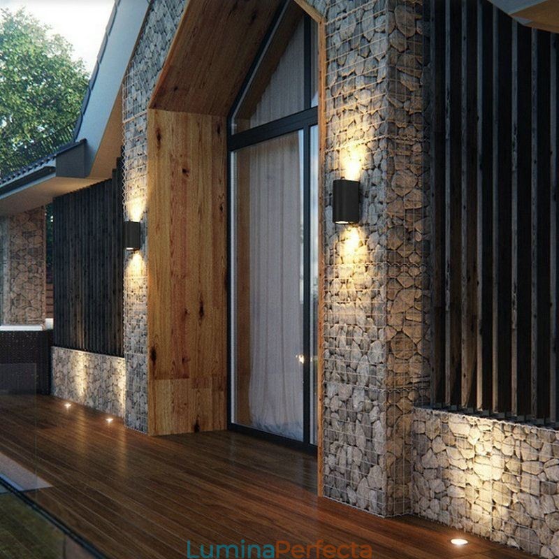 Aplică de perete modernă, simplă, din aluminiu, pentru interior