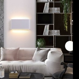 Aplică de perete impermeabilă, modernă, simplă, din aluminiu, pentru interior