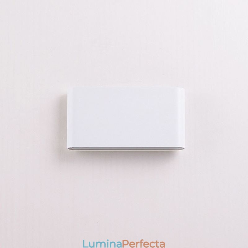 Aplică de perete impermeabilă, modernă, simplă, din aluminiu, pentru interior