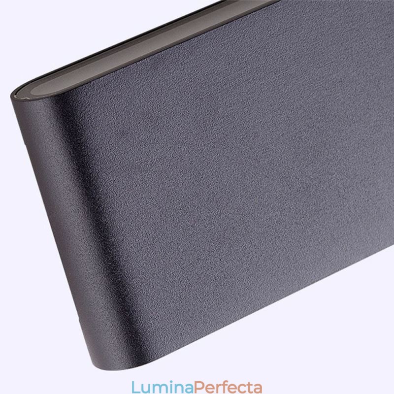 Aplică de perete impermeabilă, modernă, simplă, din aluminiu, pentru interior