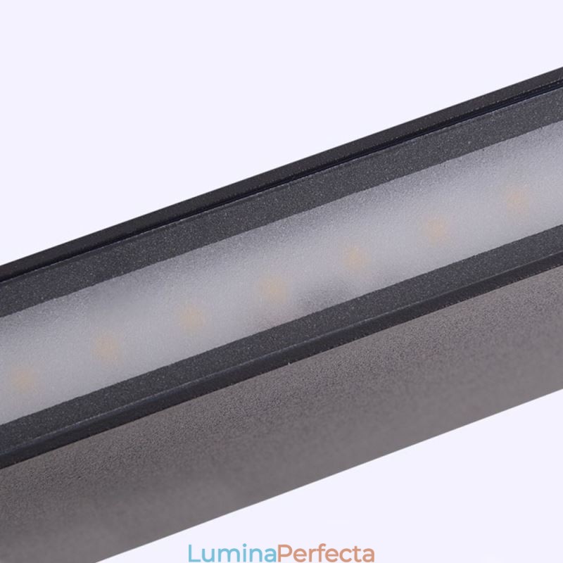 Aplică de perete impermeabilă, modernă, simplă, din aluminiu, pentru interior