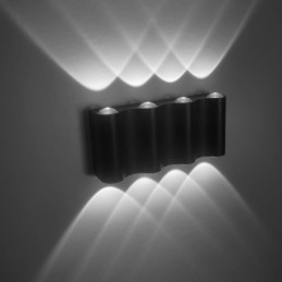 Lampă de perete din aluminiu pentru balcon montată la suprafață