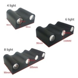 Lampă de perete din aluminiu pentru balcon montată la suprafață
