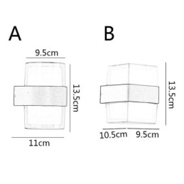 Lampă de perete minimalistă din acril