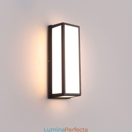 Aplică de perete dreptunghiulară, modernă, impermeabilă, pentru verandă Aplică de perete dreptunghiulară, modernă, impermeabilă, pentru verandă