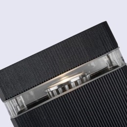 Aplică de perete din aluminiu simplă. Lampă de perete impermeabilă, verandă pentru curte