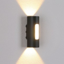Aplică de perete impermeabilă din aluminiu pentru curte