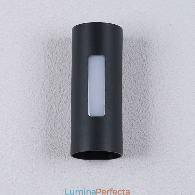 Aplică de perete impermeabilă din aluminiu pentru curte